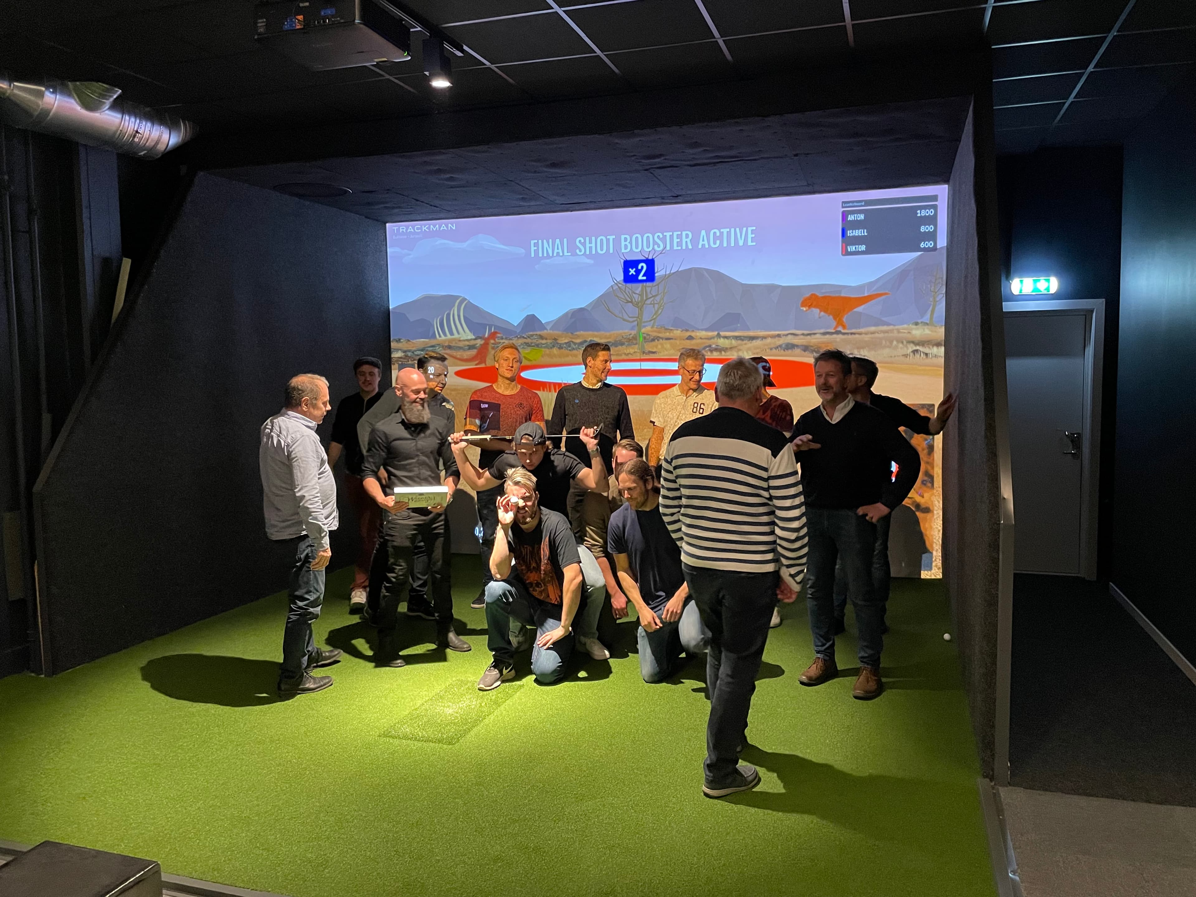 Golfstudion för företags-AW och grupper
